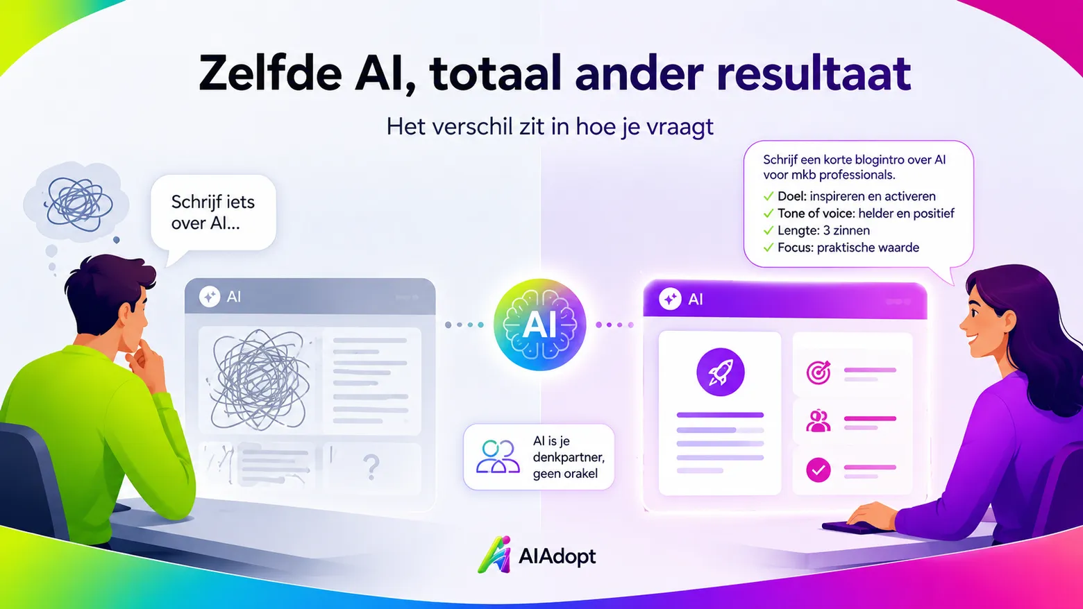 De meeste mensen gebruiken AI verkeerd. Dat is goed nieuws.